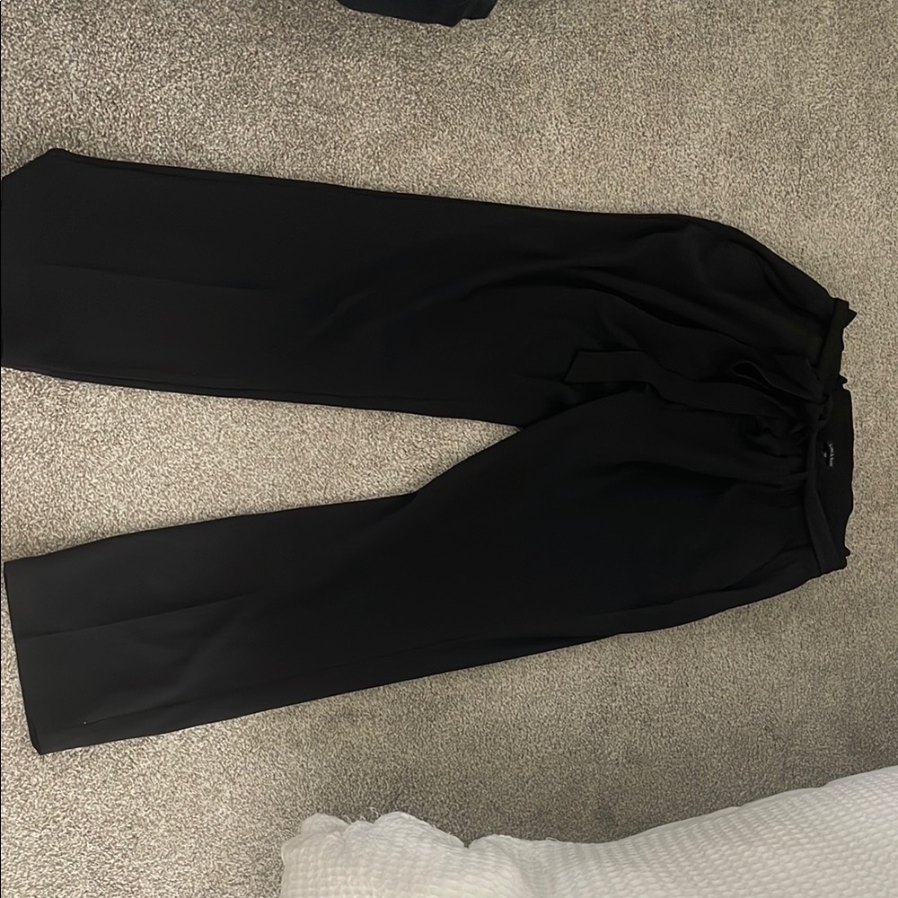 Elegant Black Wide Leg Pants